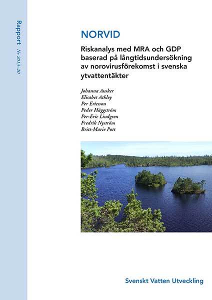 NORVID – Riskanalys med MRA och GDP baserad på långtidsundersökning av norovirusförekomst i svenska ytvattentäkter