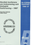 Nordisk konferens om kväverening och biologisk fosforrening – 1997