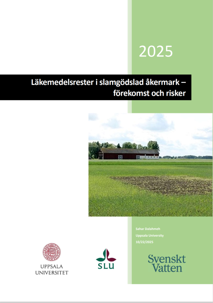 Läkemedelsrester i slamgödslad åkermark –  förekomst och risker