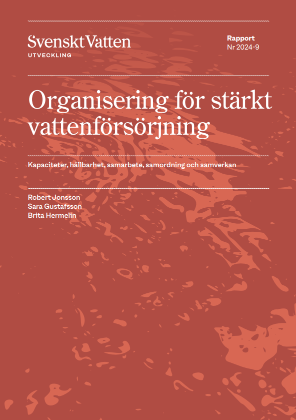 Organisering för stärkt vattenförsörjning